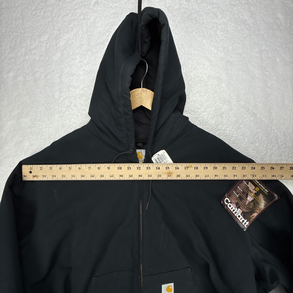 Carhartt Active Jacket Quilt Lined Mens 2XL J140‎ BLK Black NOS NWT - Picture 10 of 14